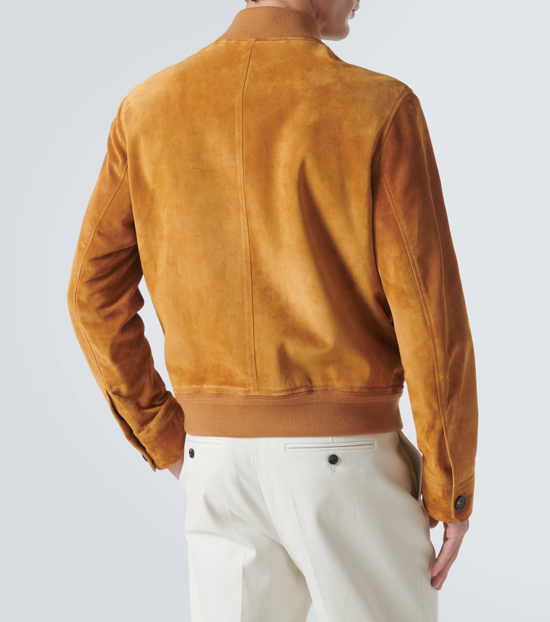 Suede bomber jacket - 4