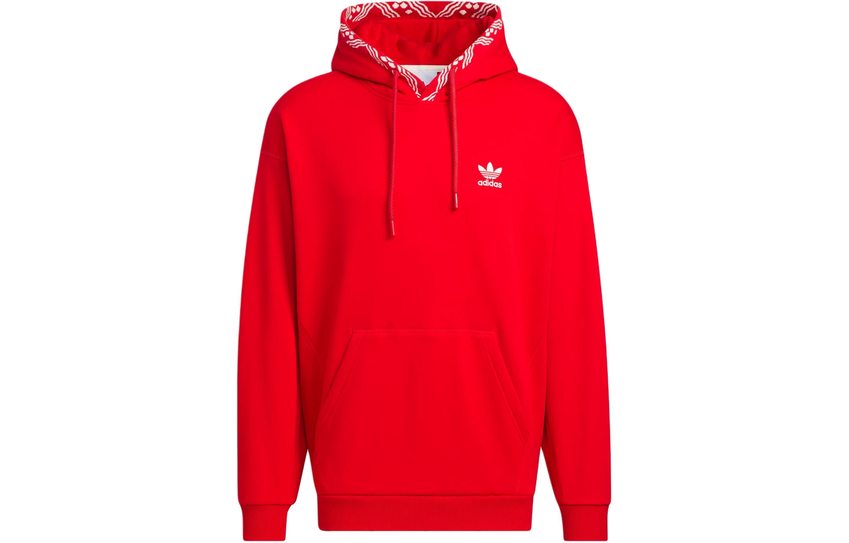 adidas Originals x Feifei Ruan Graphic Hoodies 'Red' IX4217 - 2