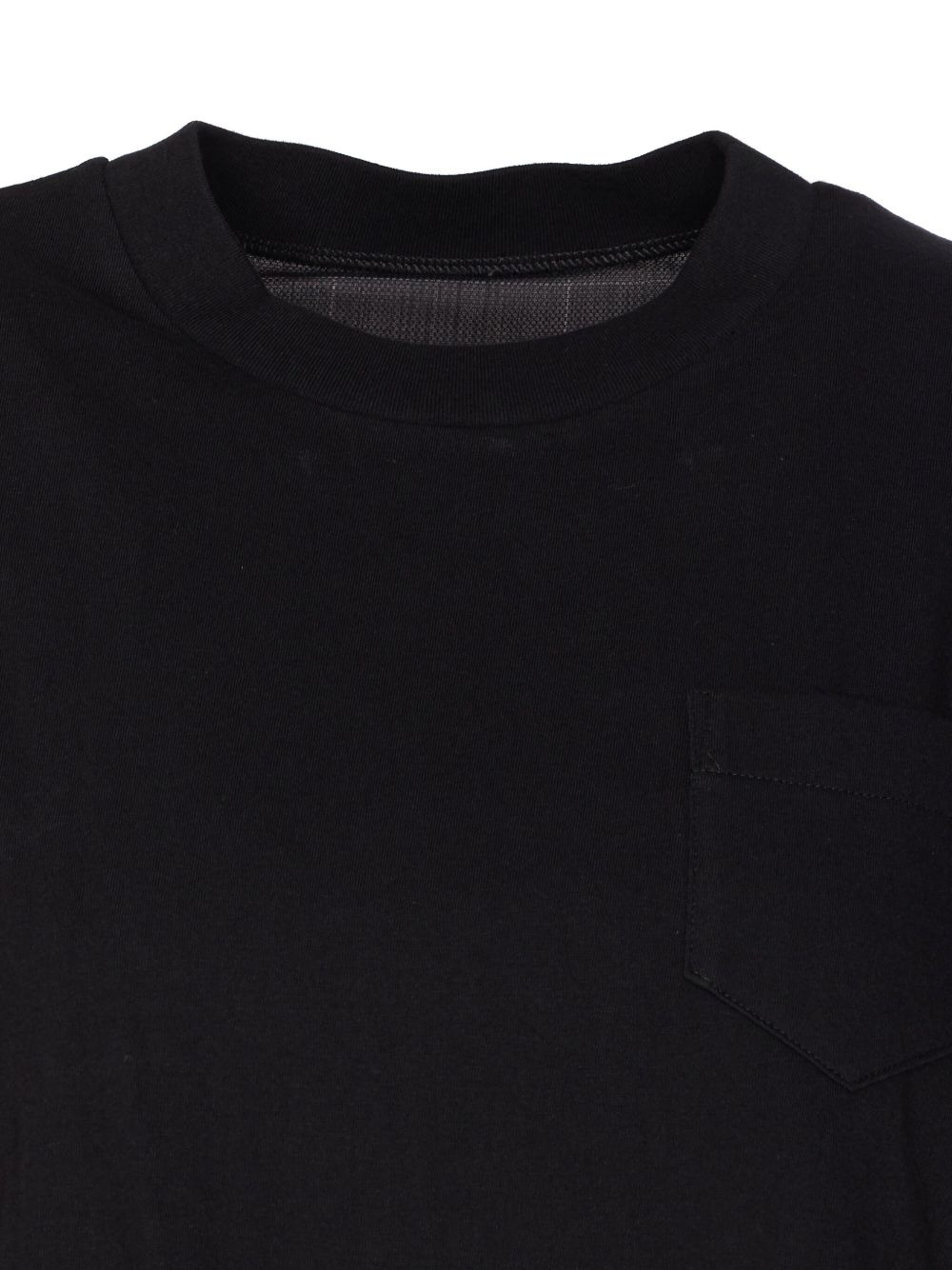 pleated-back T-shirt - 3