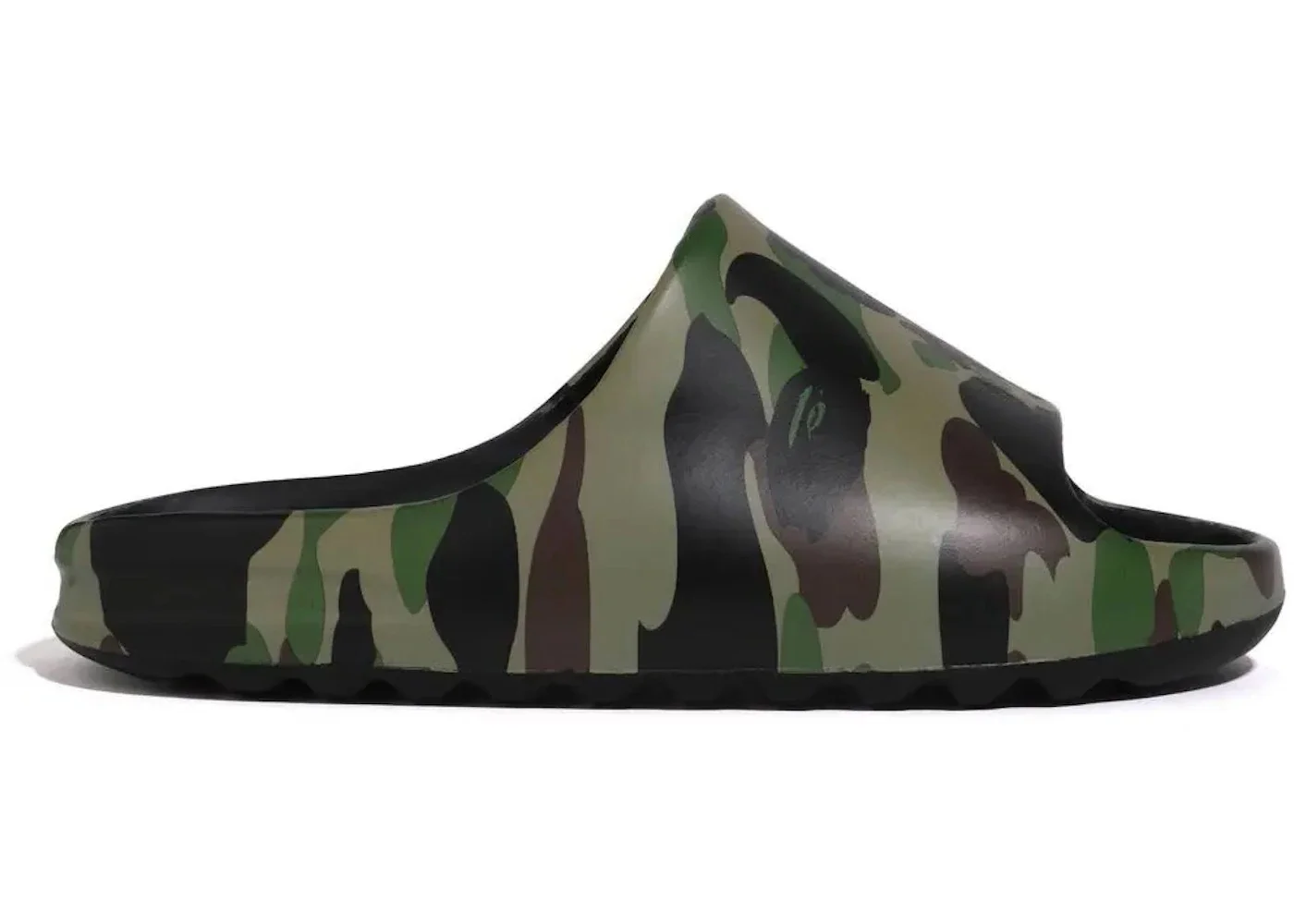 A Bathing Ape 1st Camo Slide Green - 1