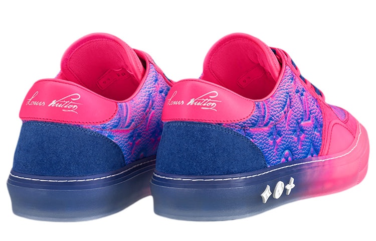 LOUIS VUITTON Ollie Richelieu Sneakers 'Pink' 1A9UY7 - 3