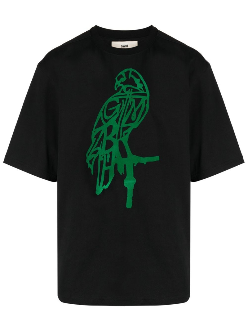 graphic-print organic cotton T-shirt 1