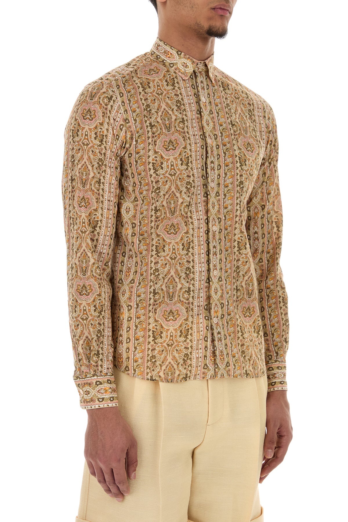 Printed cotton shirt - 3