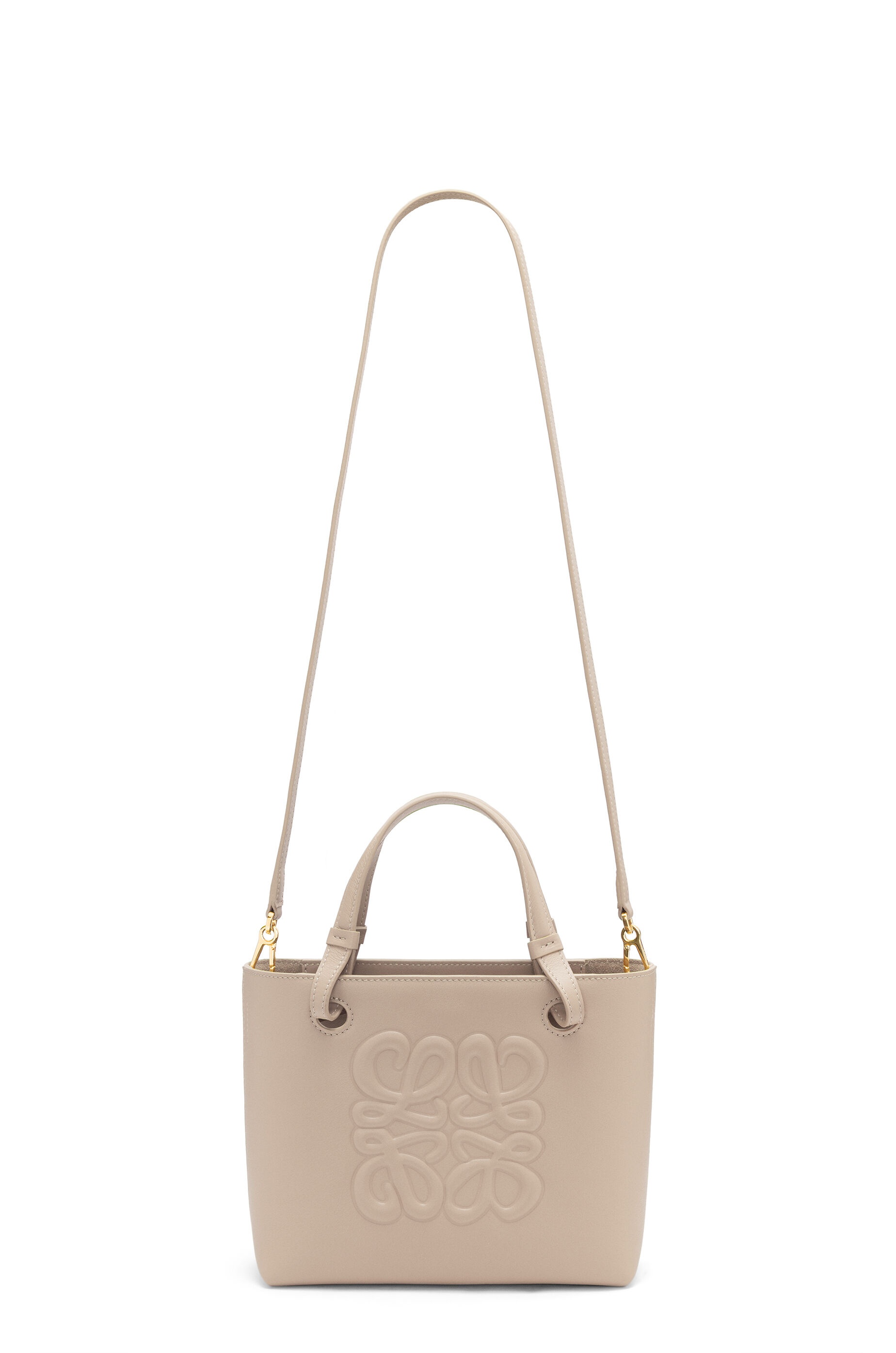 Mini Inflated Anagram Tote in classic calfskin - 5