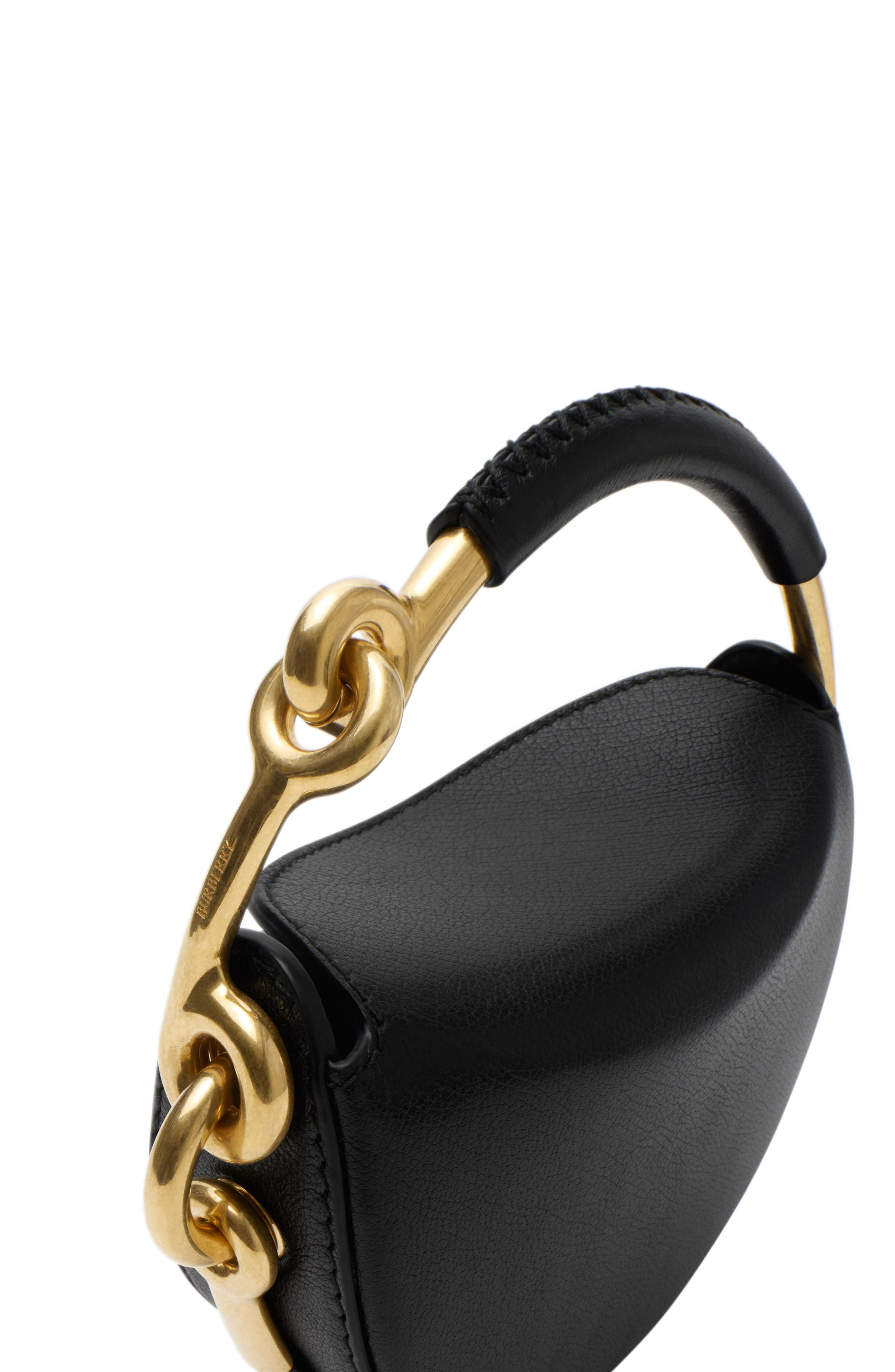 burberry Bridle Logo Leather Crossbody Bag in Black at Nordstrom - 7