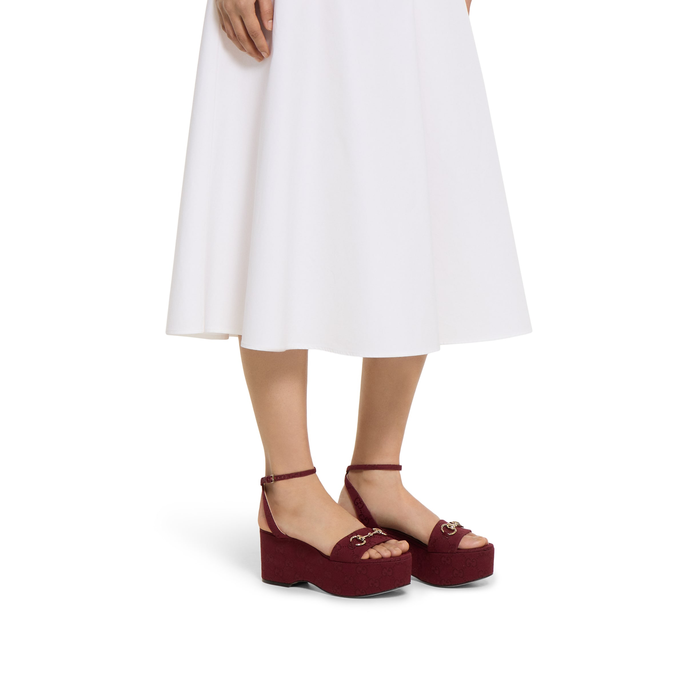 Women's Horsebit flatform sandal - 3