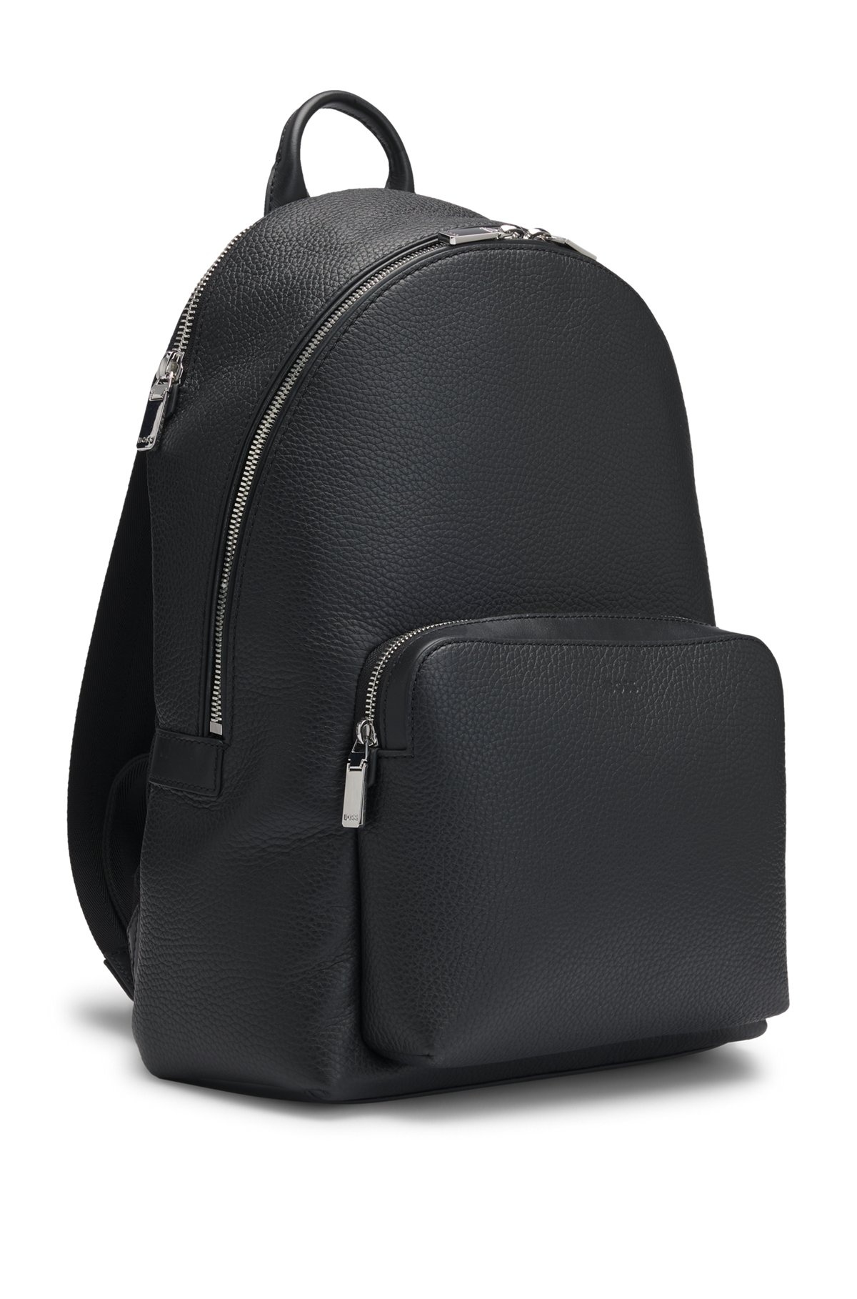 BACKPACK IN GRAINED ITALIAN LEATHER WITH SMART SLEEVE - 5