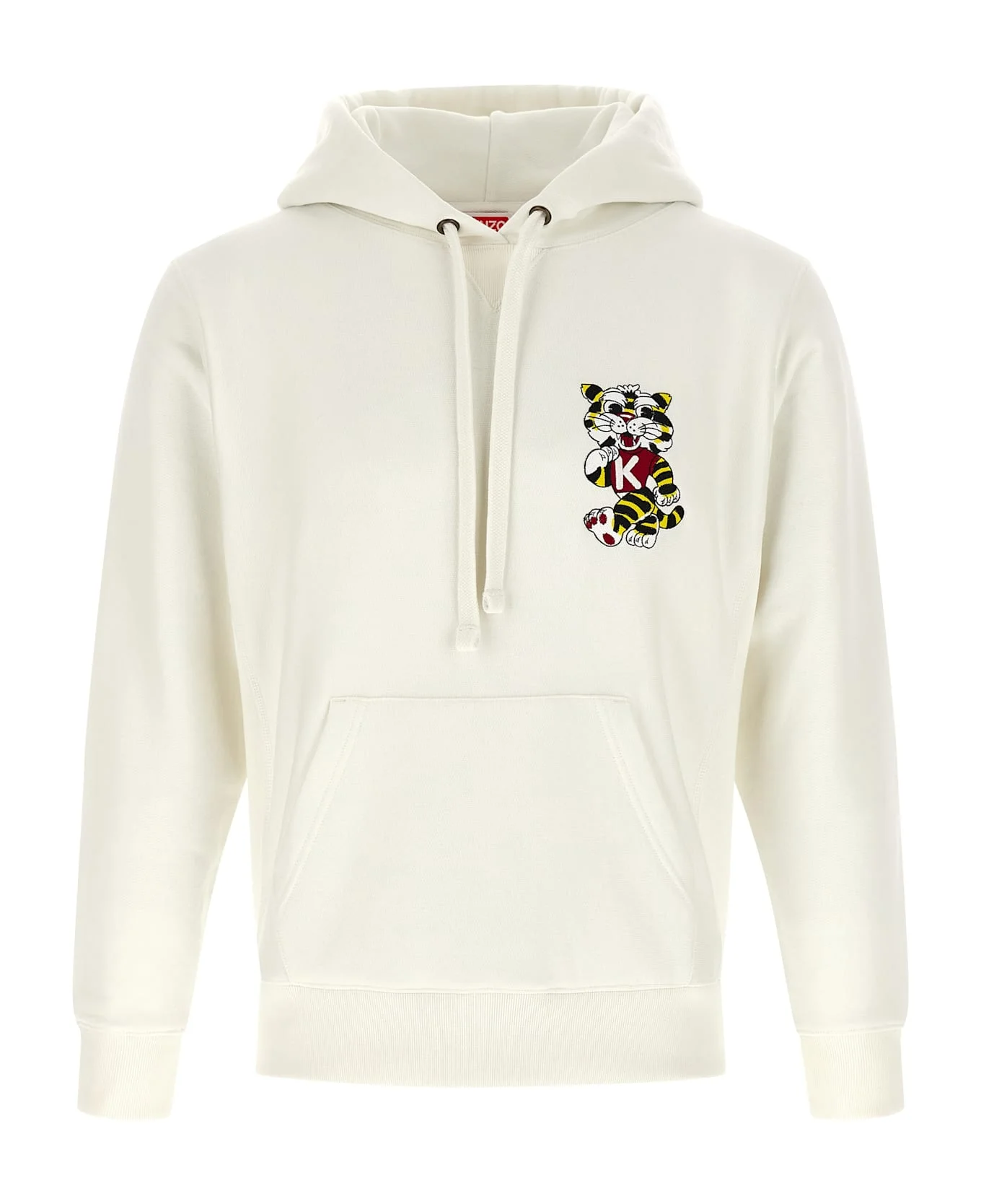 'wild Tiger Embroidered' Hoodie - 1