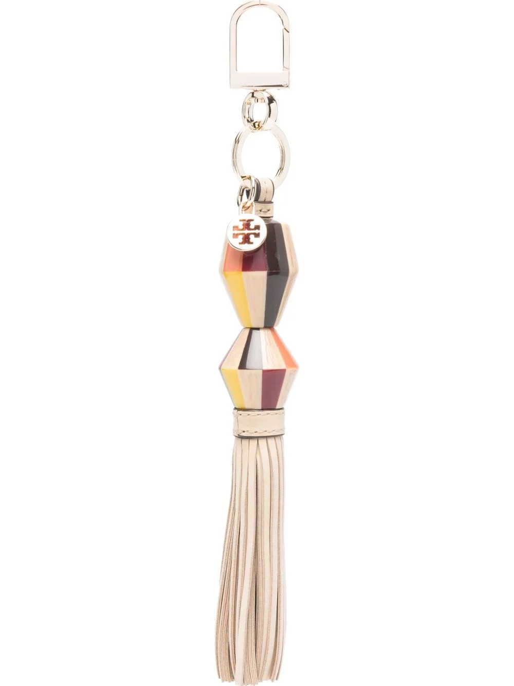 striped tassel keyring - 1