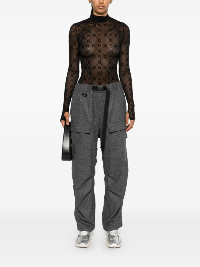 Y-3 flannel cargo trousers outlook