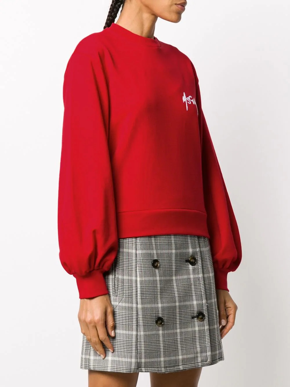 embroidered logo sweatshirt - 3