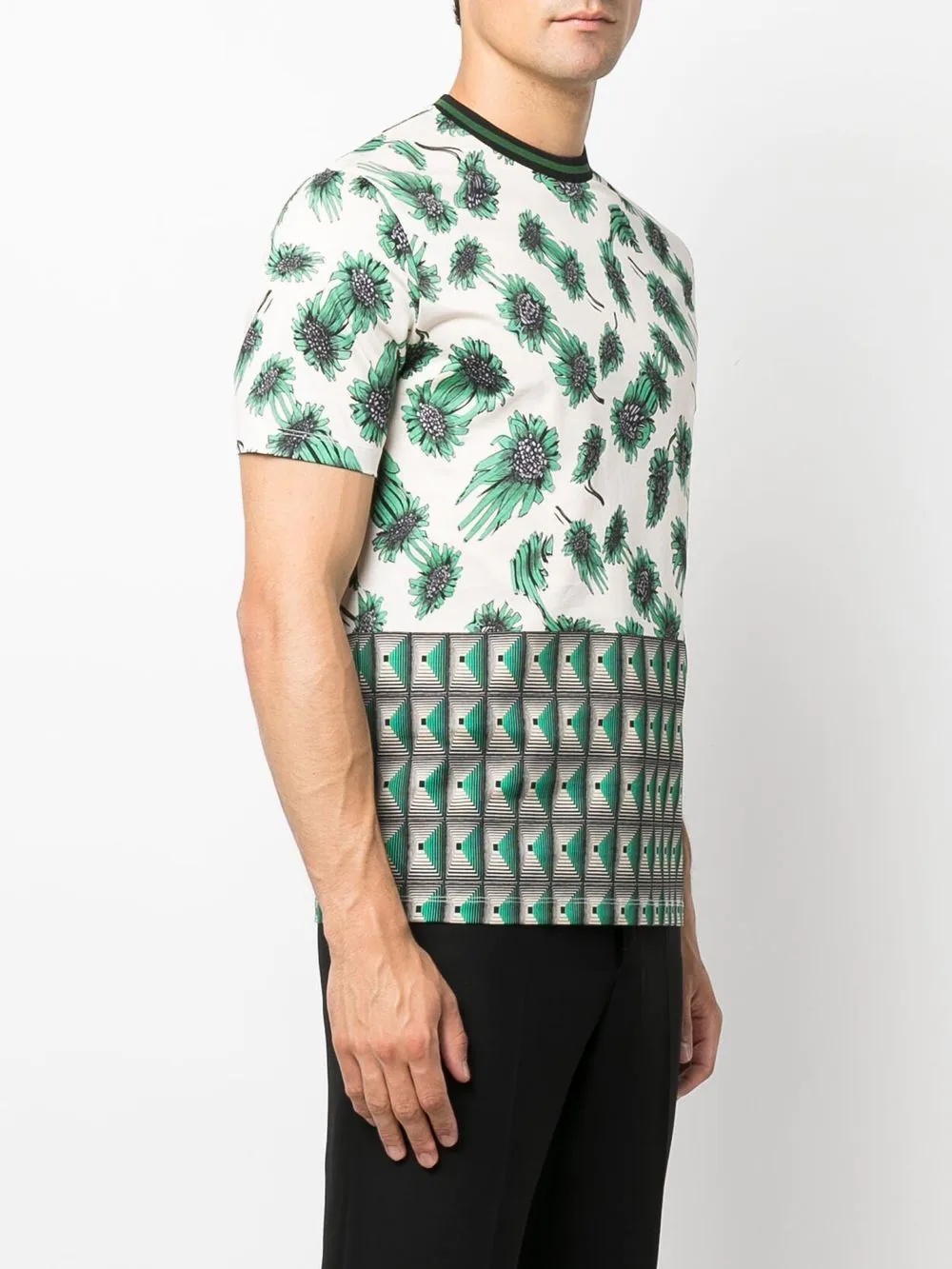 patterned short-sleeved T-shirt - 3