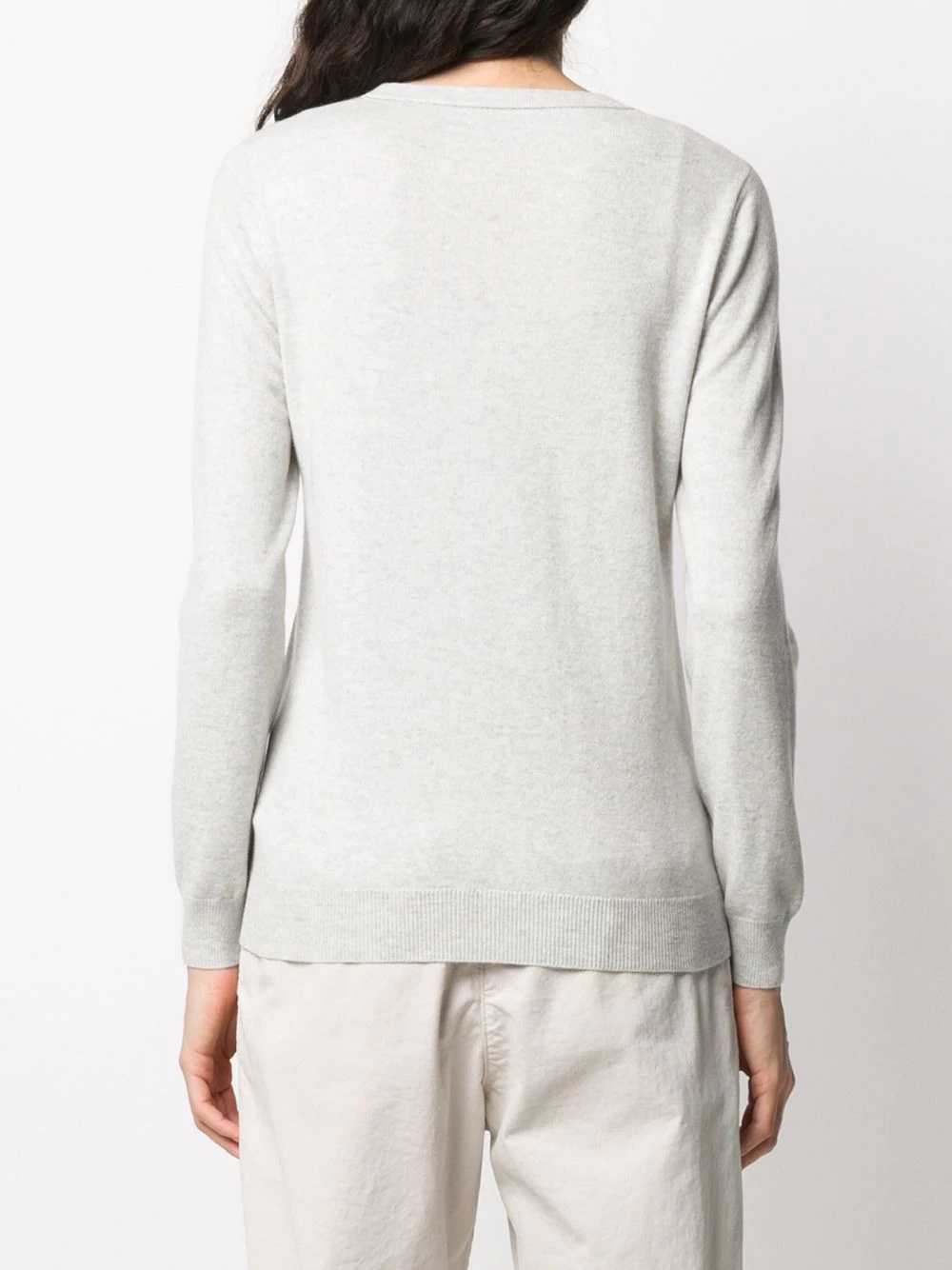 crew neck cashmere jumper - 4