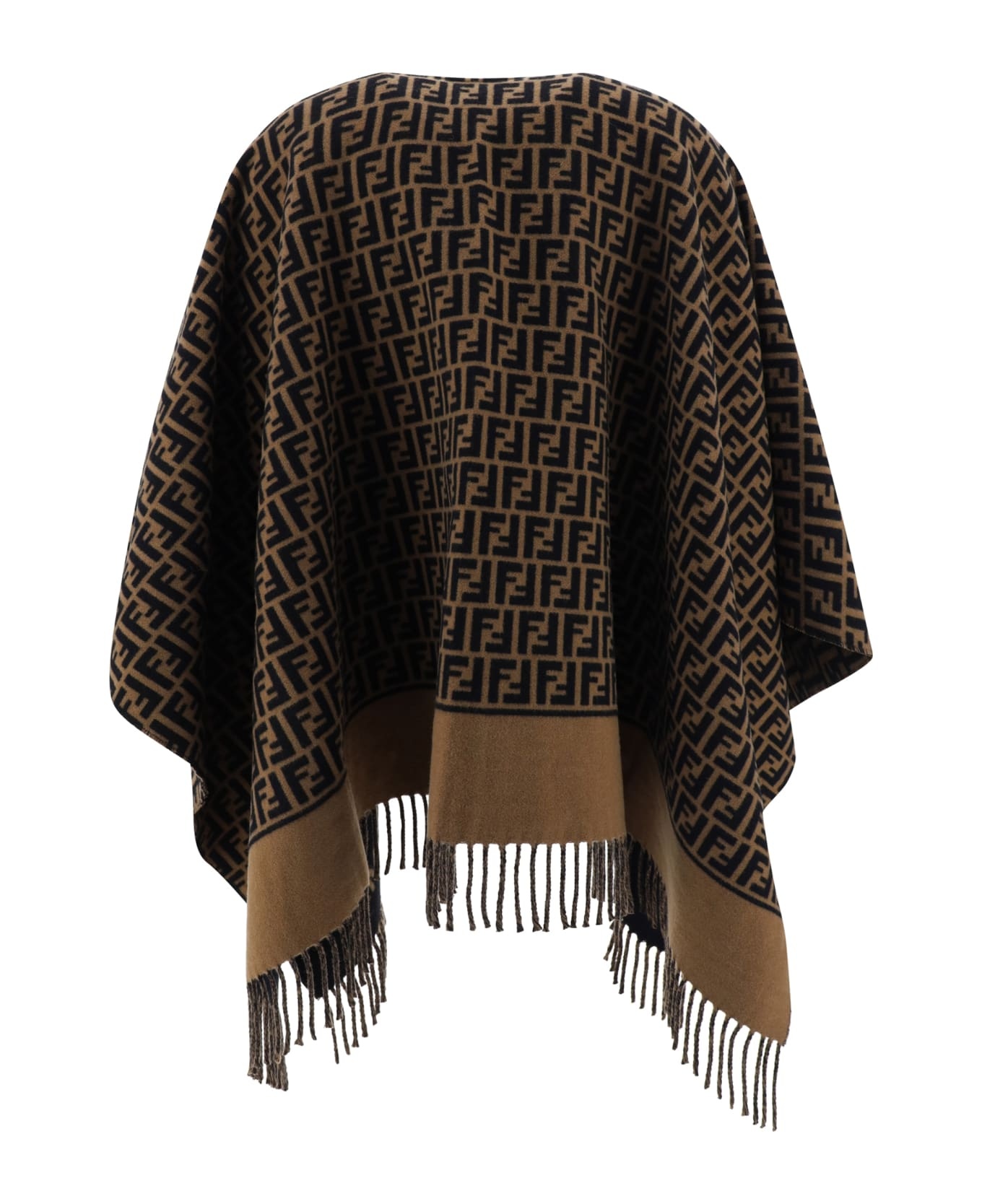 Wool Poncho - 2