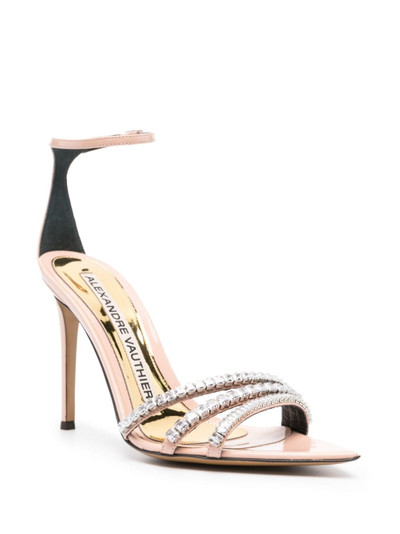 ALEXANDRE VAUTHIER Metafisico 110mm embellished leather sandals outlook