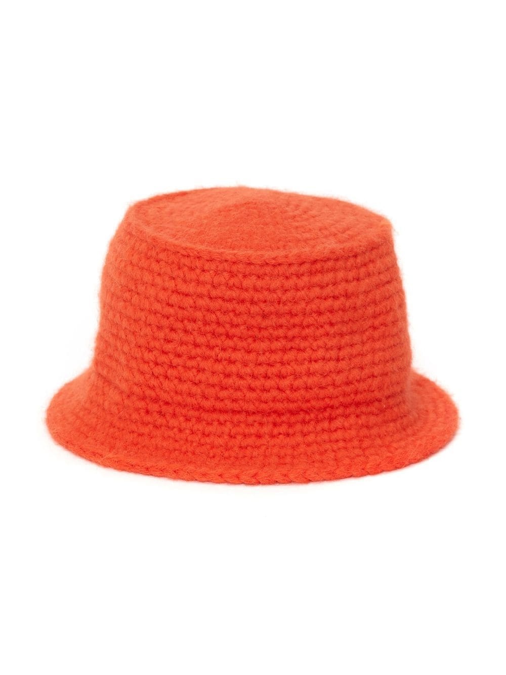 logo-patch knitted bucket hat - 2