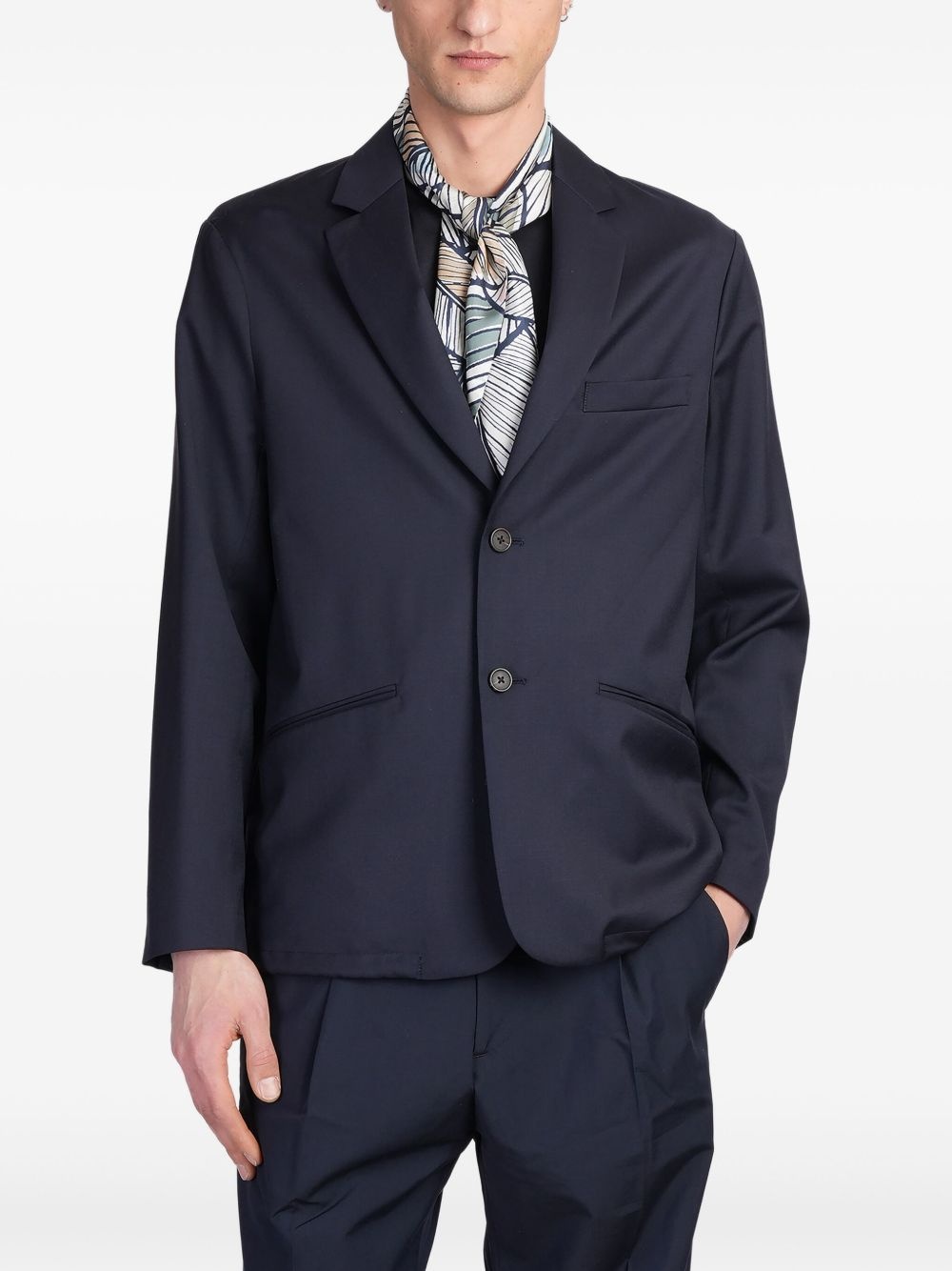 virgin wool blazer - 1