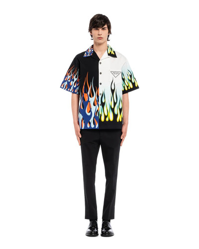 Prada Double Match poplin shirt outlook