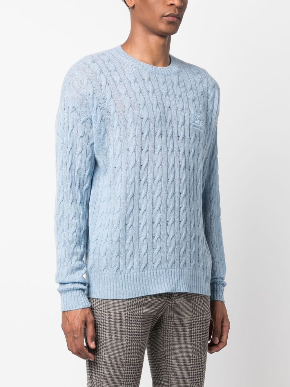 cashmere cable-knit jumper - 3