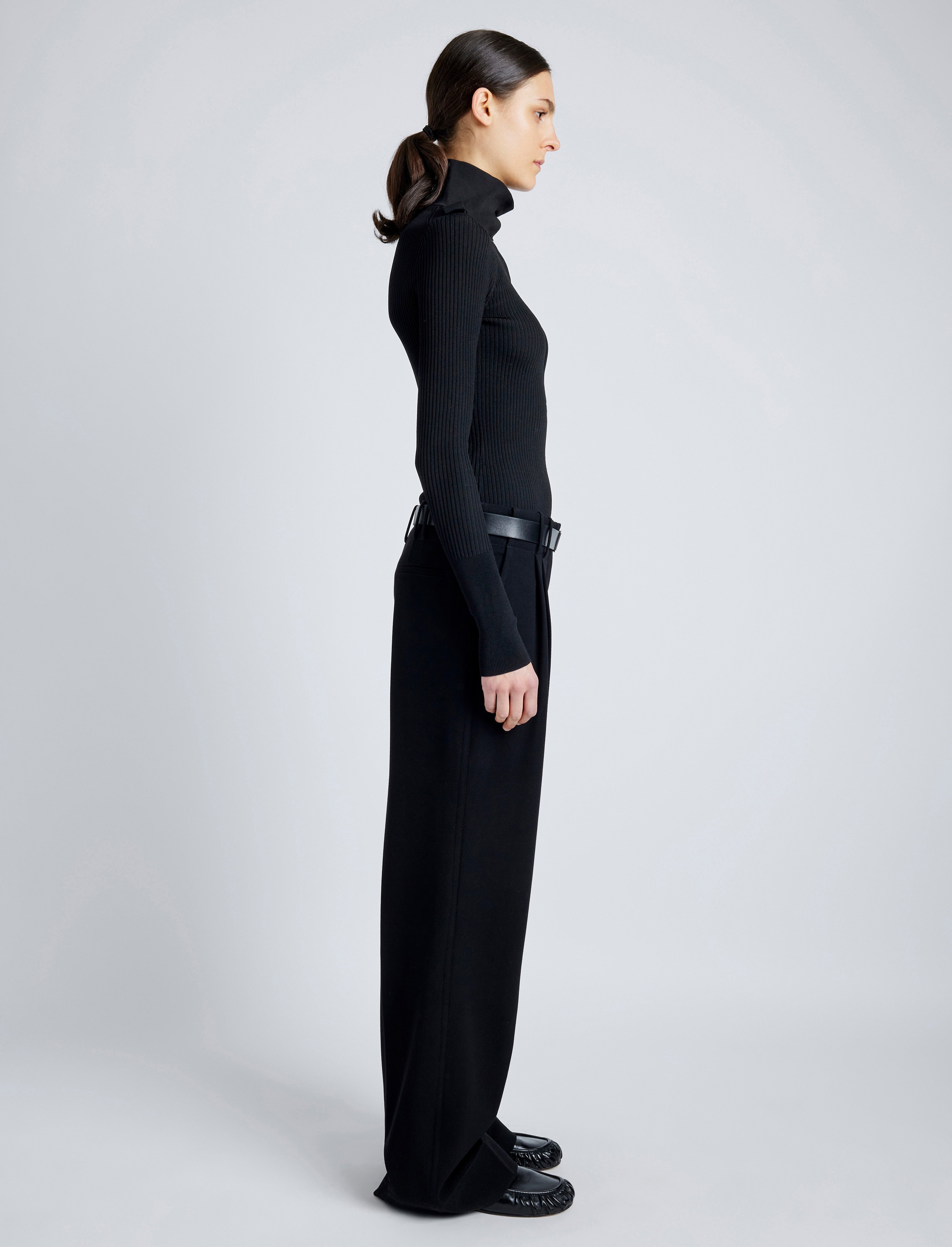 Norah Top in Silk Viscose Knit - 4