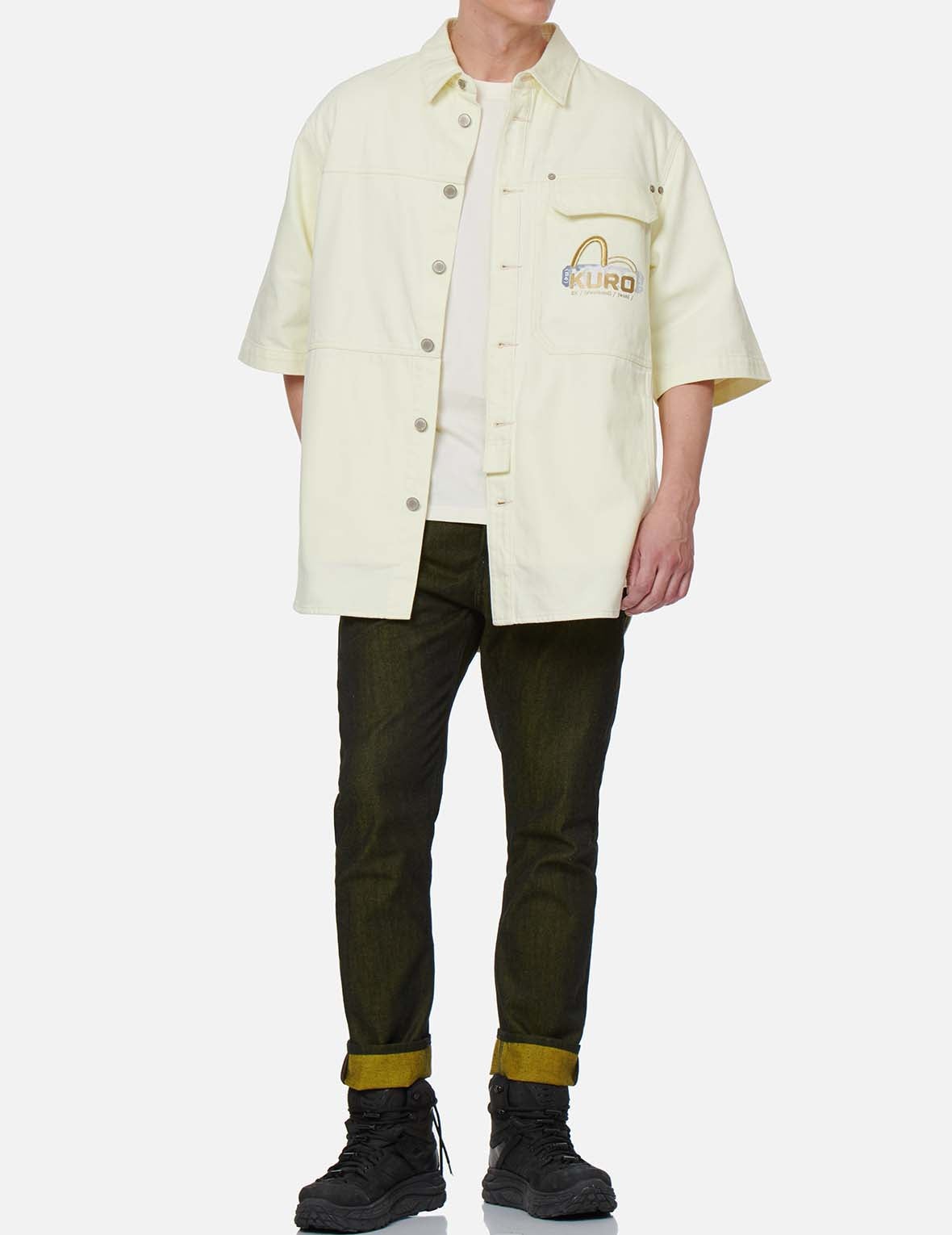 Multi-Language Logo Embroidery Shirt Jacket - 6