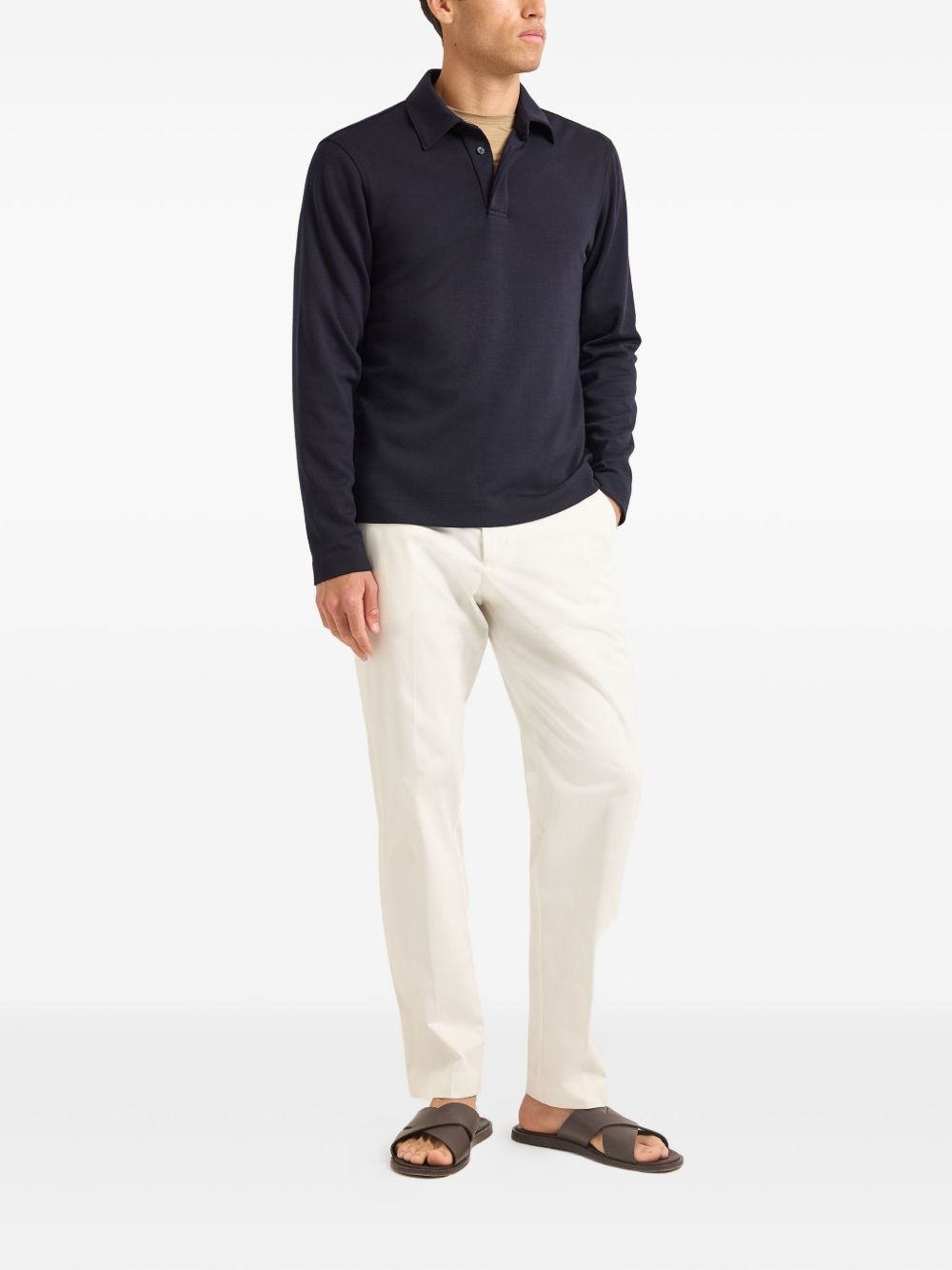 Ben long-sleeve polo shirt - 2