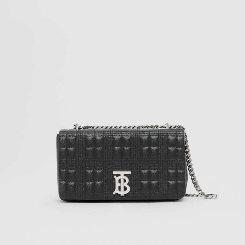 Small Quilted Grainy Leather Lola Bag 1