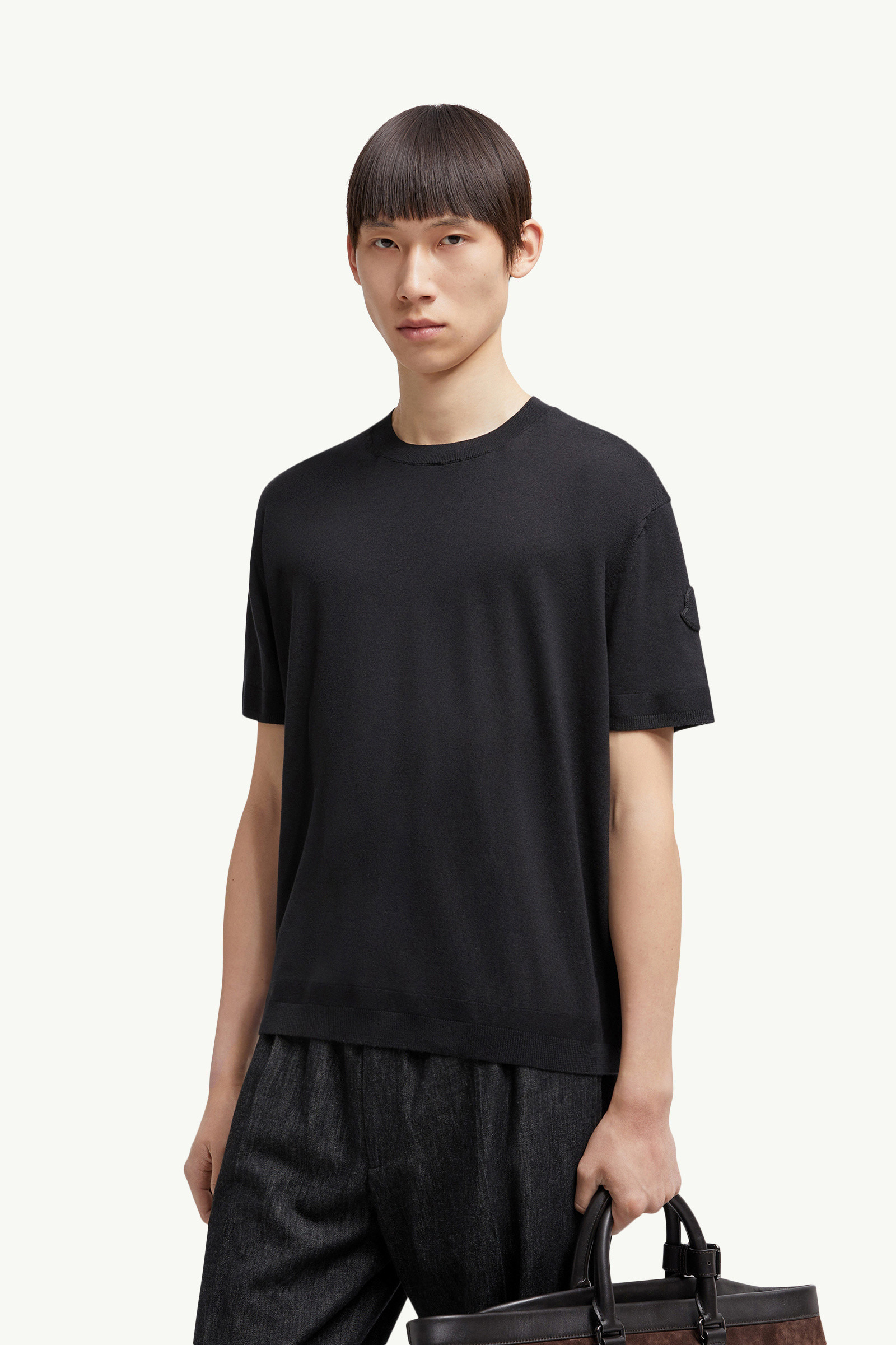 Silk & Cotton Knit T-Shirt - 2