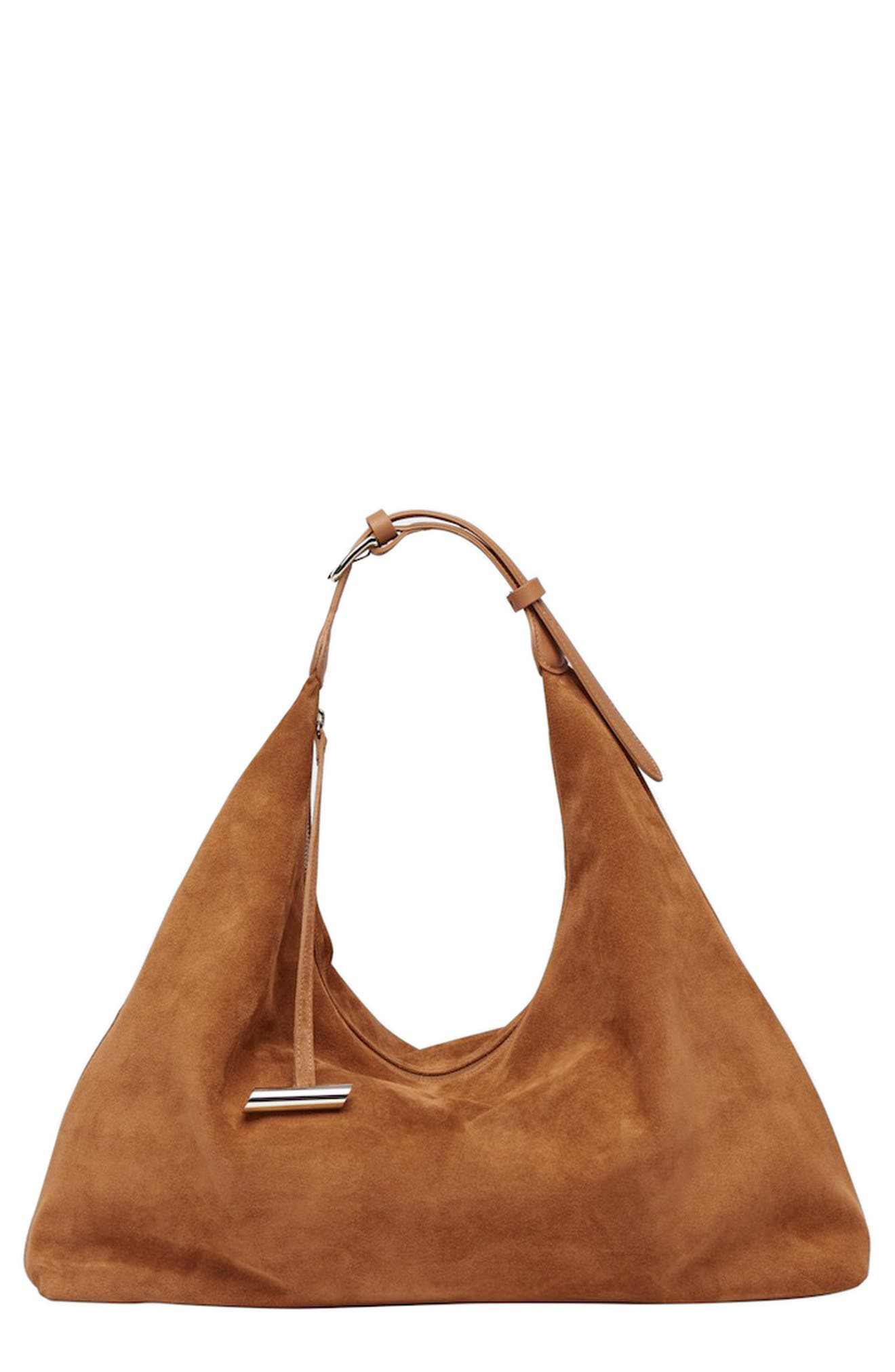 LIFFNER Pillow Suede Hobo Bag in Rhum at Nordstrom - 1