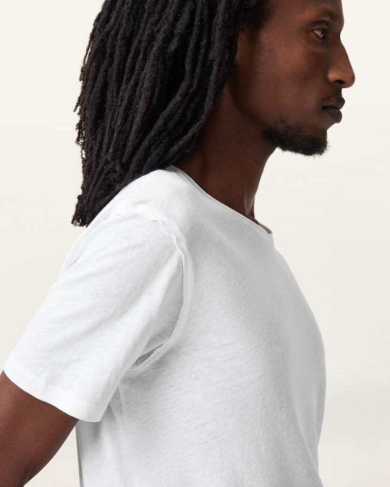 FIGURE CREW NECK RAW EDGE T-SHIRT 5