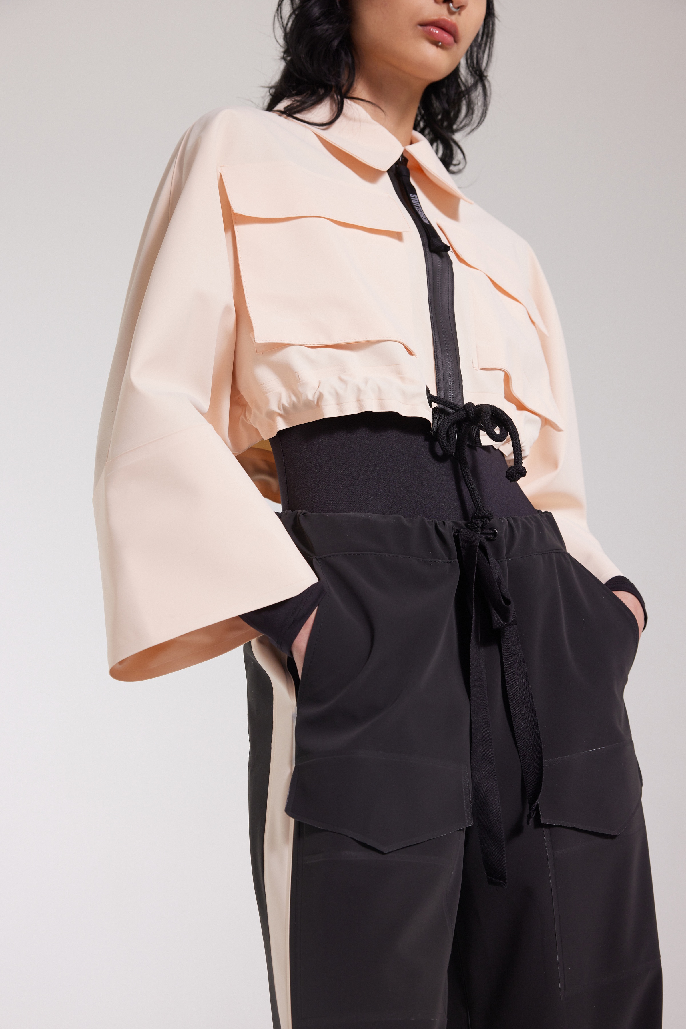 Lilla Tre Zip Raincoat Peach - 6