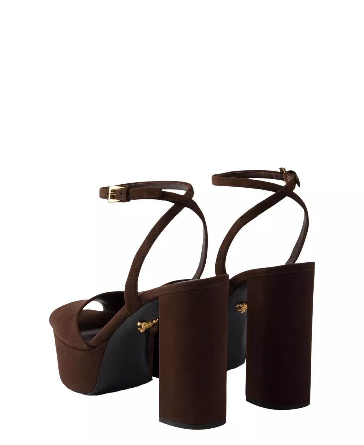Women's Suede Platform Sandals - 4