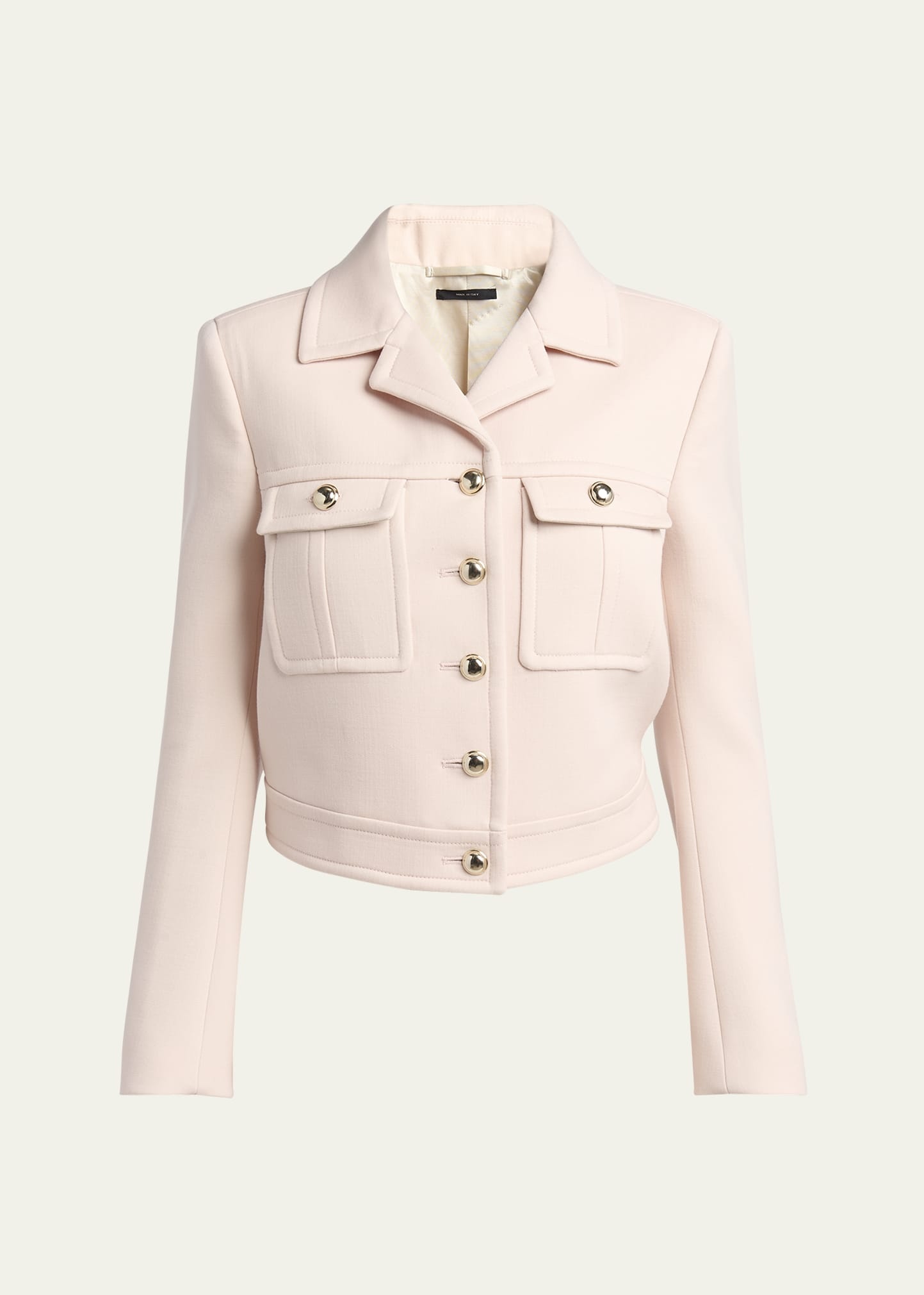 Button Down Wool Jacket - 1