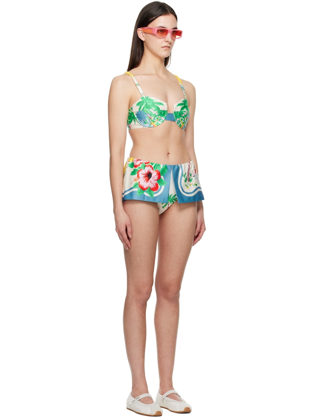 Multicolor Satin Bikini - 2