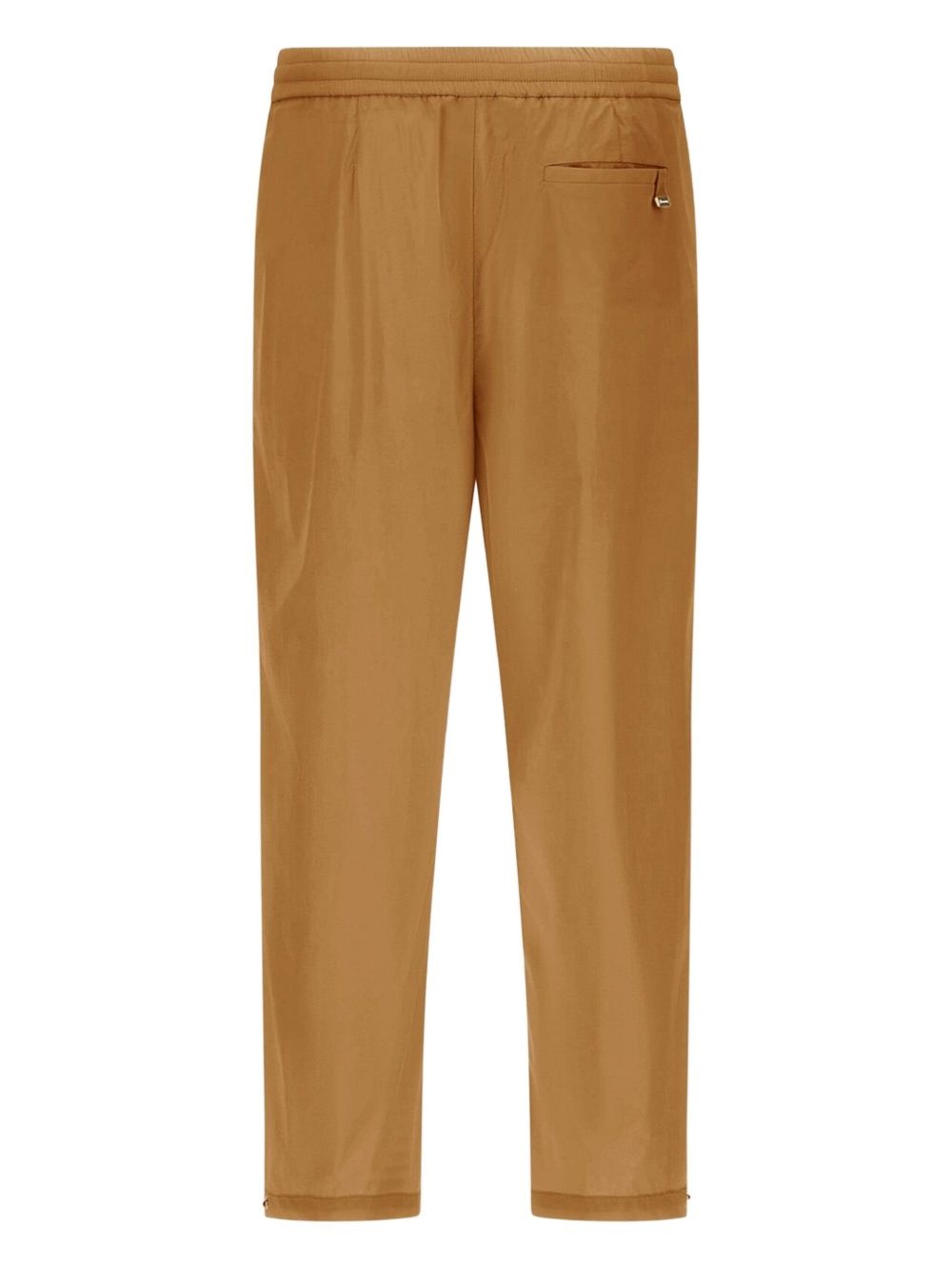 drawstring-fastening trousers - 5