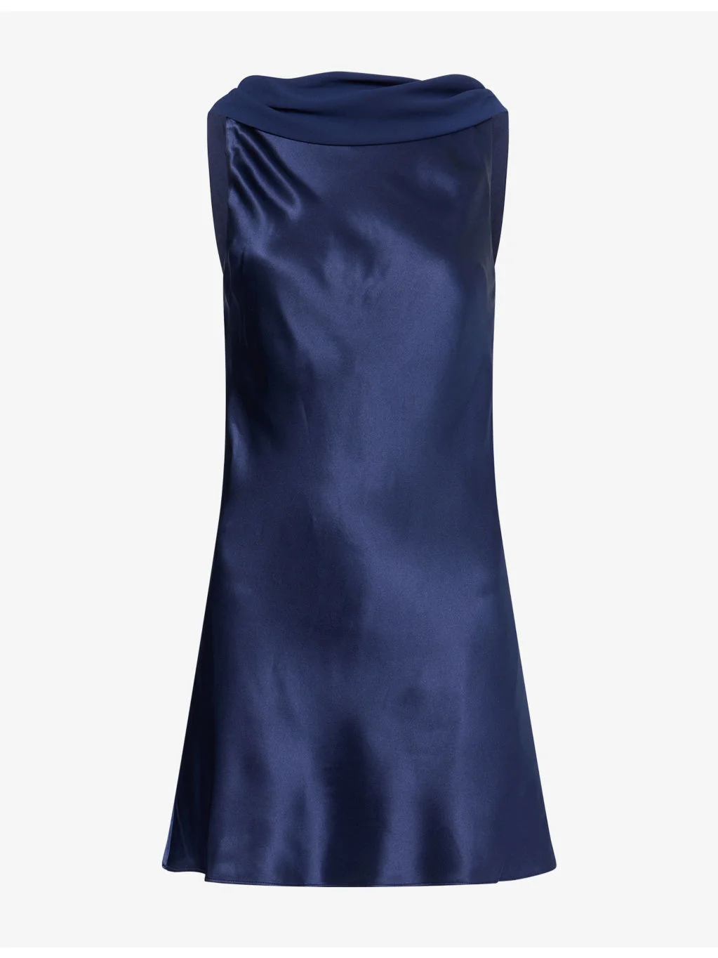 Jonelle Low-Back Silk Mini Dress - 1