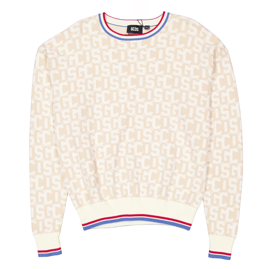 GCDS Intarsia-Knit Logo Jumper - 5