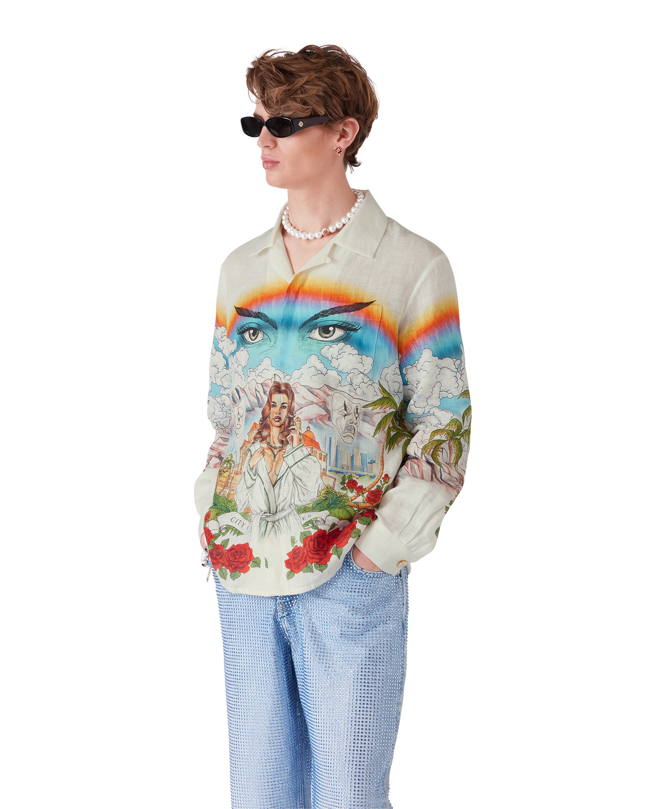 Chateau Marmont Linen Shirt | Casablanca Paris - 8