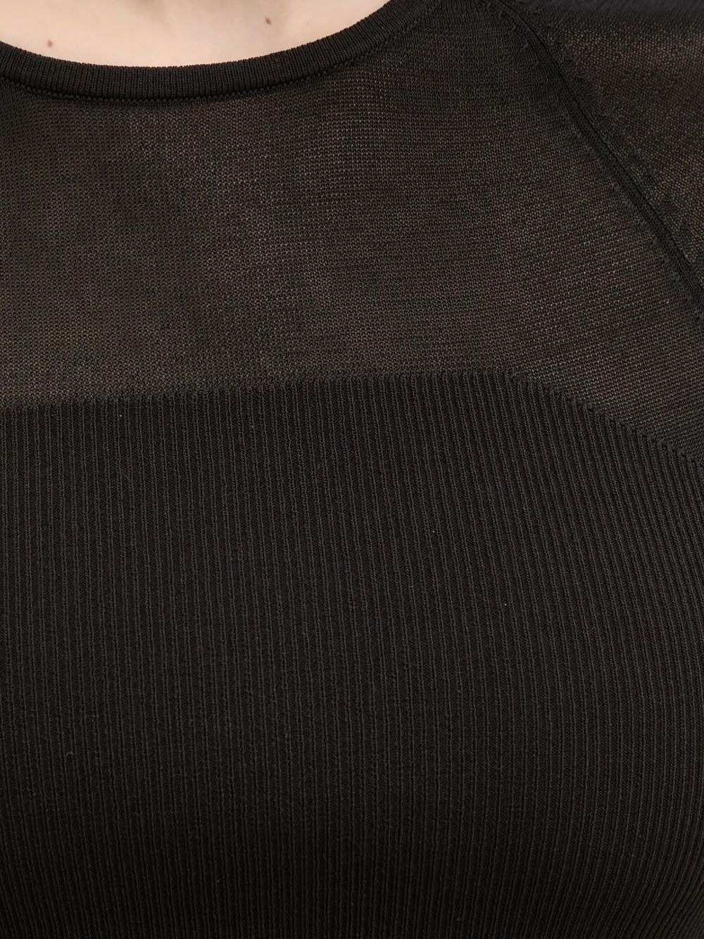 ribbed t-shirt - 4