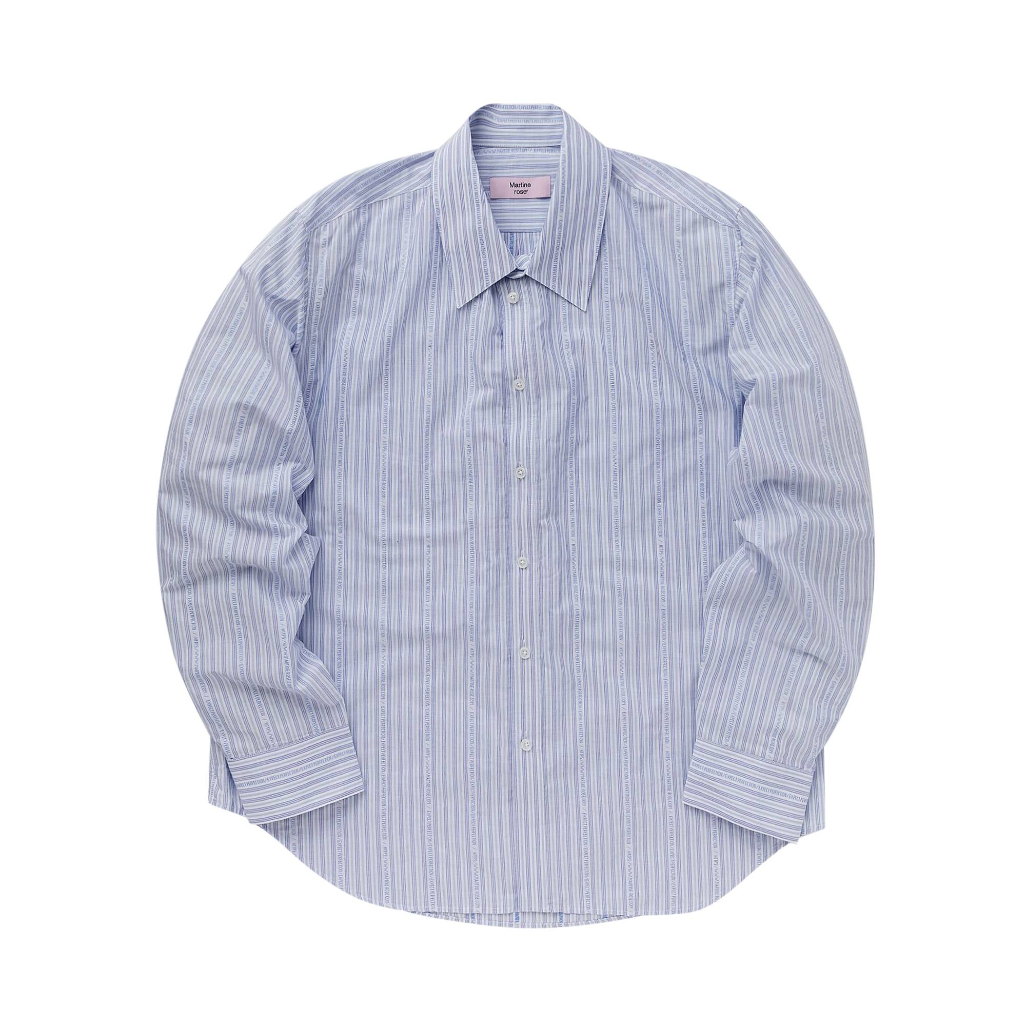 Martine Rose Classic Shirt 'Blue/White' - 1