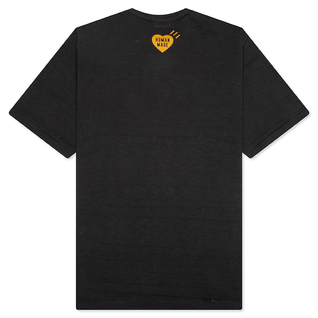 #2910 T-SHIRT - BLACK - 2