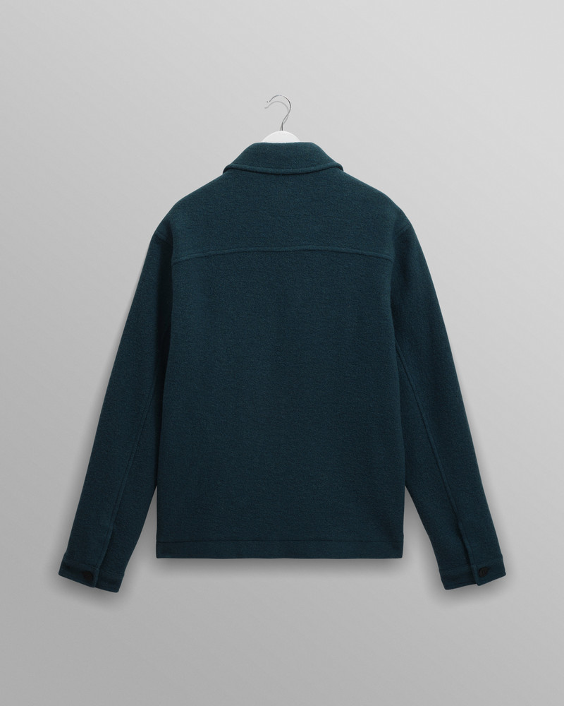 Eldon - Teal Boiled Wool Jacket 8