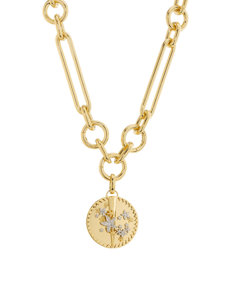 Women's Resilience 18K Yellow Gold & 0.13 TCW Diamond Oversized Mixed Chain Necklace - Yellow Gold 1