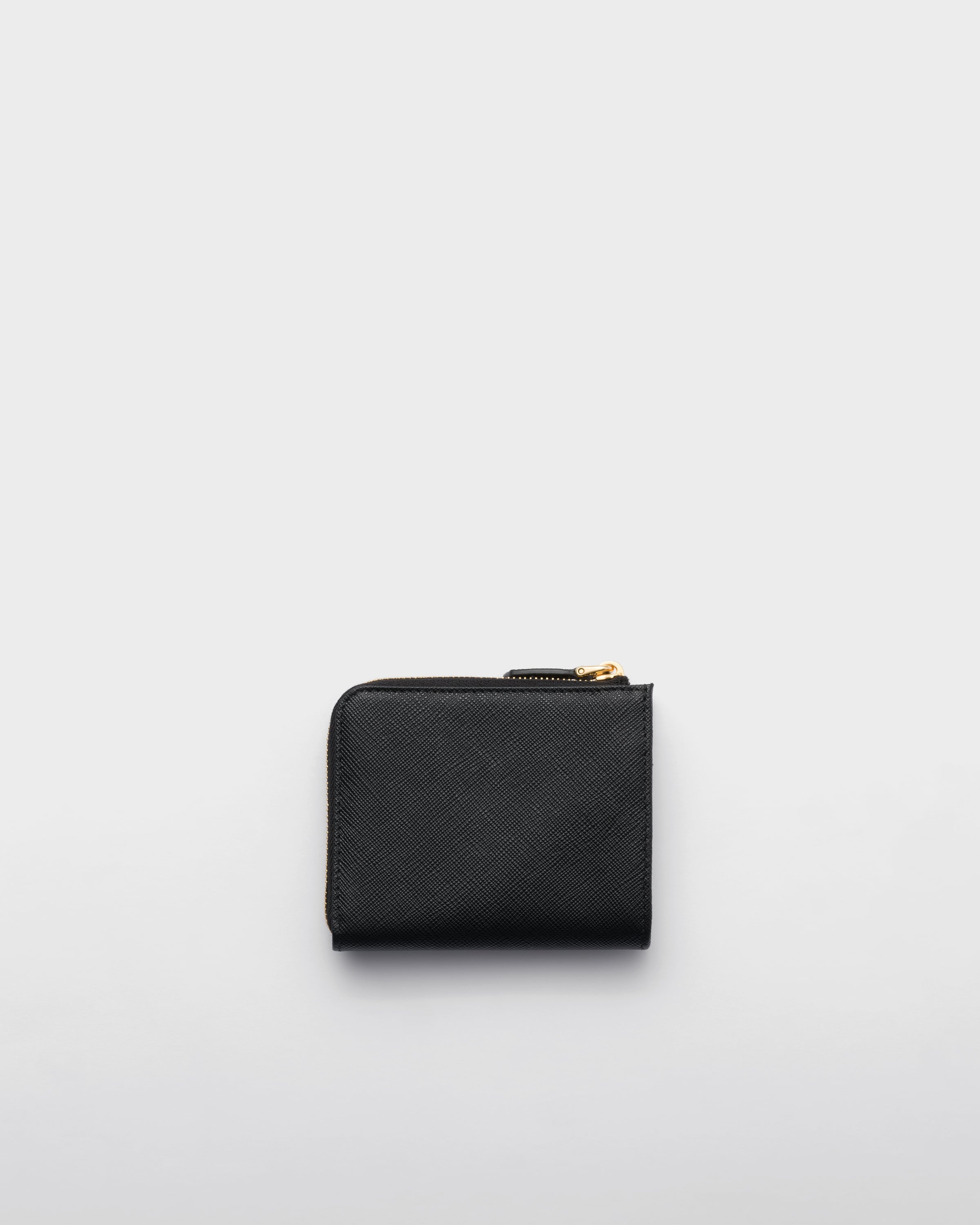 Small Saffiano leather zipper wallet - 3