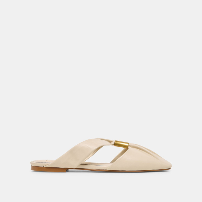 FRANEY FLATS WHITE LEATHER 1