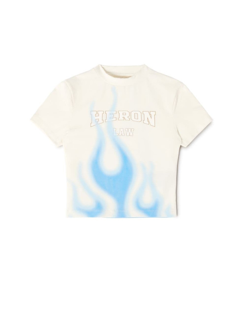 Heron Law Flames Baby Tee 1
