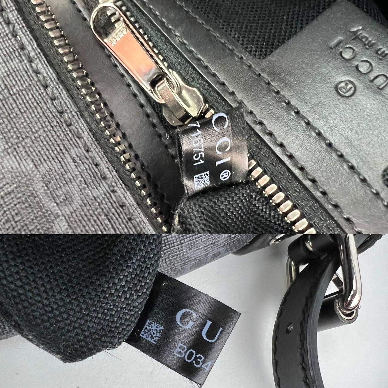 Gucci Black GG Supreme Selleria Square Messenger Bag - 6