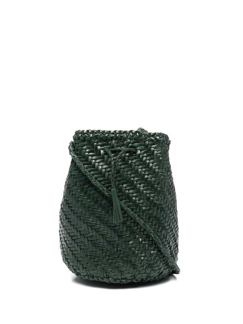 interwoven-design bucket bag 1