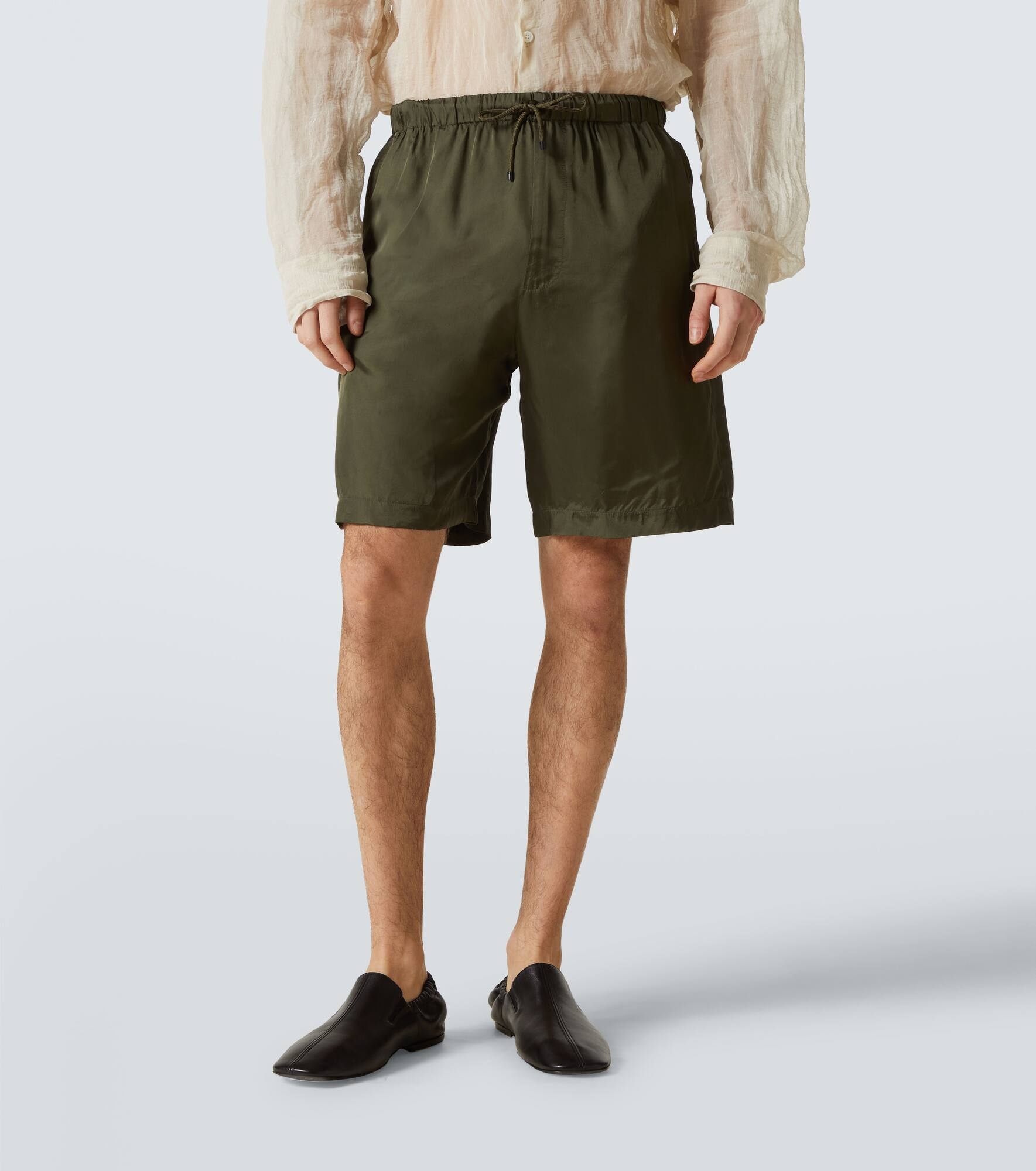 Metallic straight pants - 3