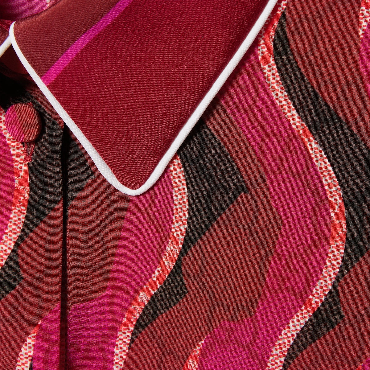 Printed silk shirt - 7